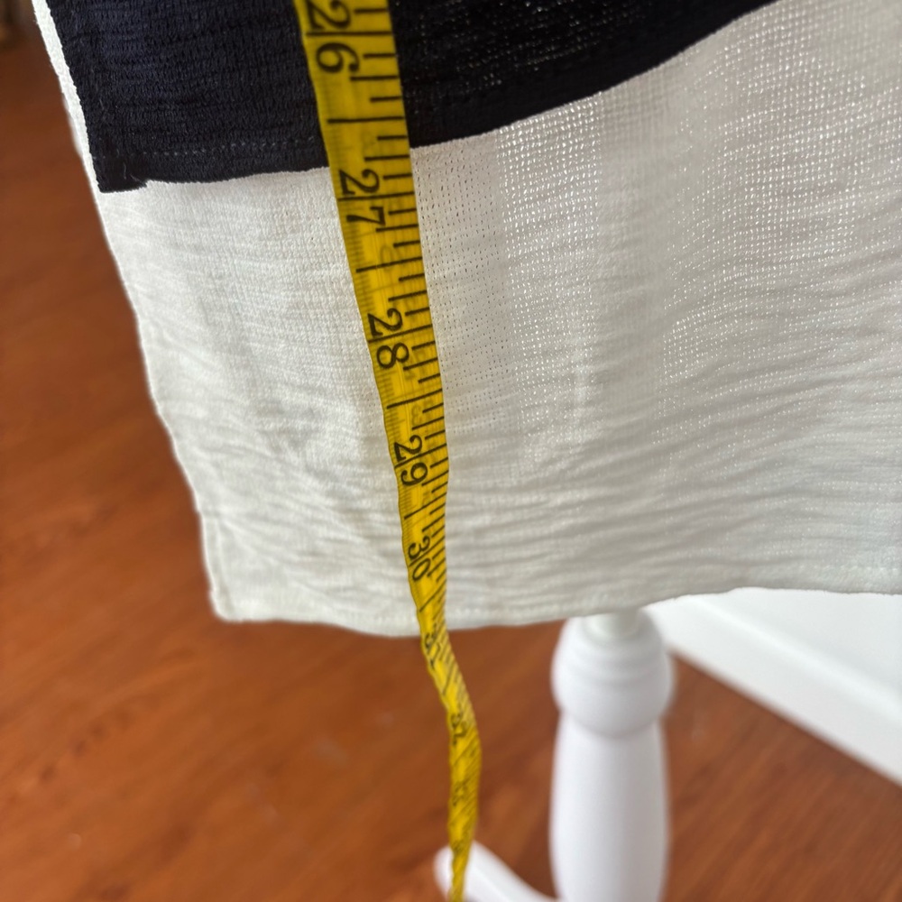 Franne Golde Tunic Size XL Navy and White - Picture 9 of 17